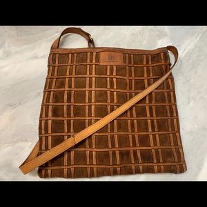 BIBA suede/ leather crossbody bag.